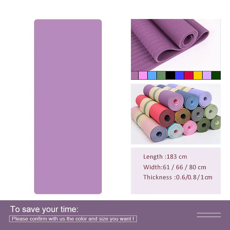 Durable TPE Mats Wholesale Custom Fitness Lifeng Yoga Mats TPE High Quality Sports Fitness Mats